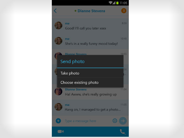 Skype 5.2 Allows Offline Photo Sharing for Android Devices 