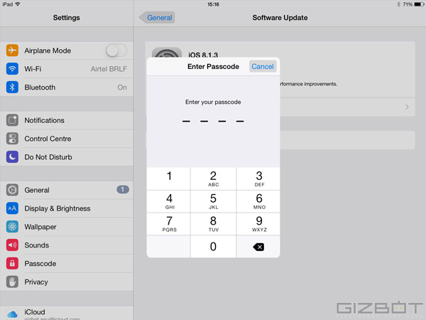 How to install iOS 8.1.3 via OTA