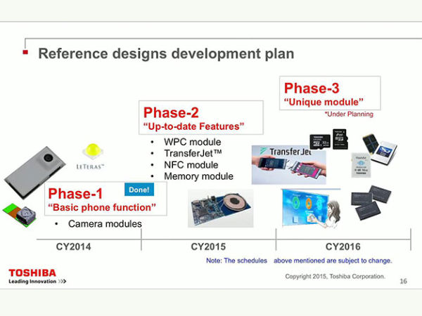 Toshiba Shows Off Camera Modules For Google's Project Ara