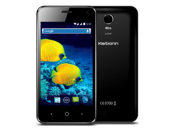 Karbonn S15 with 3G Internet Speed Launched at Rs 3,830