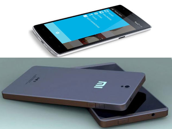 OnePlus One vs Xiaomi Mi4: Storage
