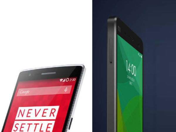 OnePlus One vs Xiaomi Mi4: Price