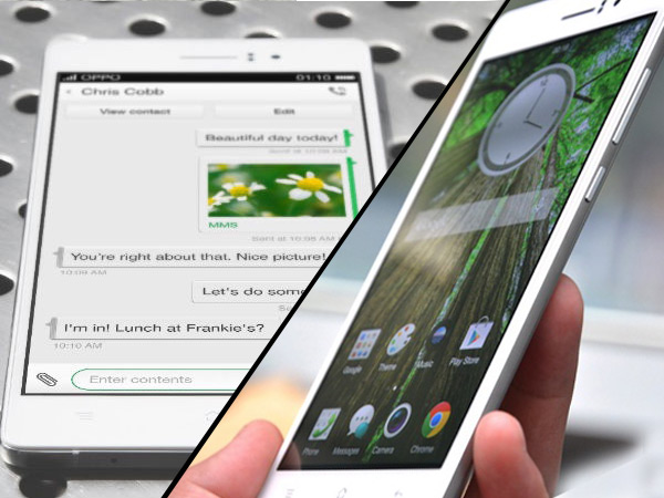 Oppo R5 vs  Vivo X5Max: Software