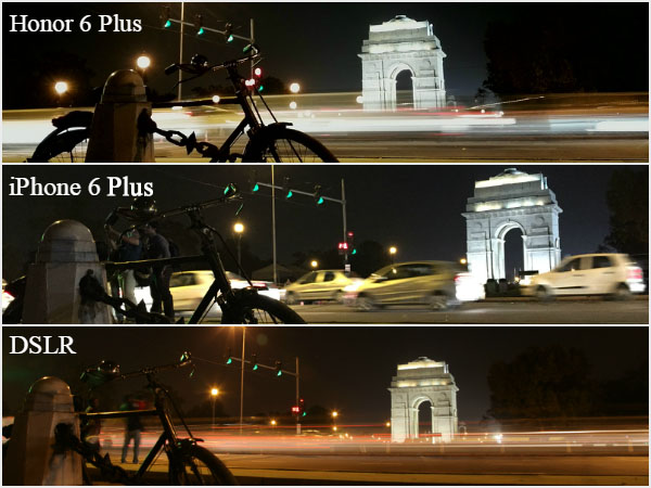 Huawei Honor 6 Plus vs Apple iPhone 6 Plus vs DSLR