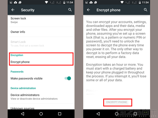 How to encrypt your smartphone: