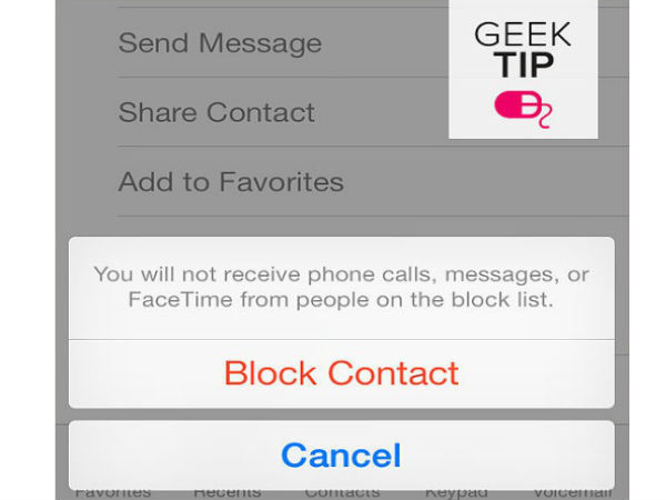 Block Contacts