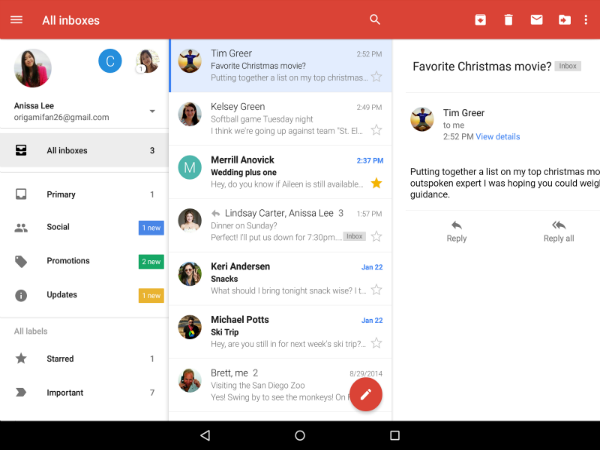 Google Unveils Unified Gmail App For Android Users