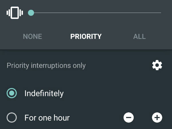 Priority Notification