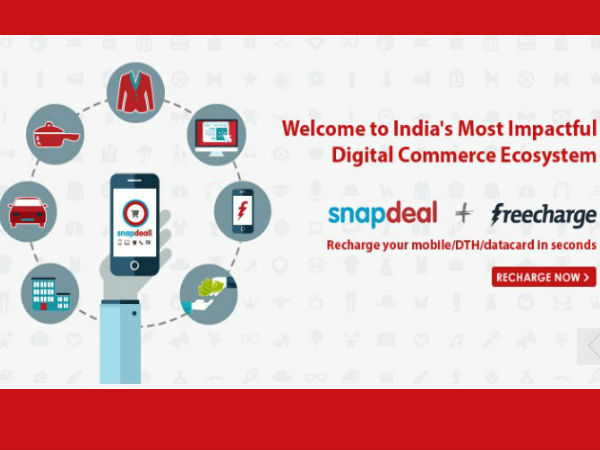 Snapdeal Acquires Mobile Transactions Platform FreeCharge