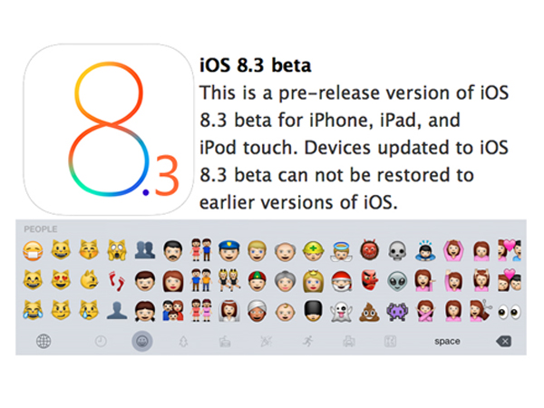 Apple Releases iOS 8.3 With Emoji Keyboard And Other Tweaks
