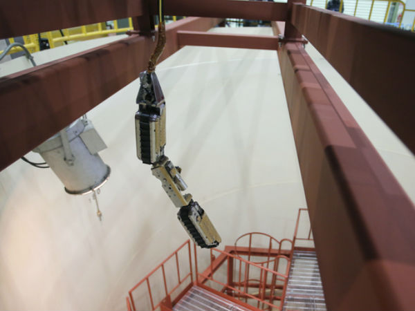 Robot inspects inside of Fukushima Reactor in Japan