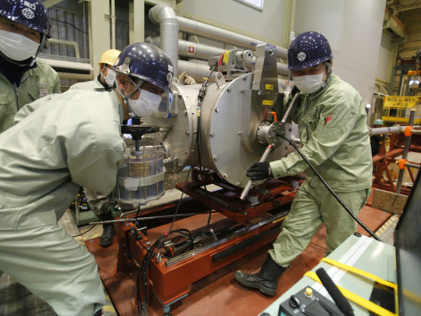 Robot inspects inside of Fukushima Reactor in Japan