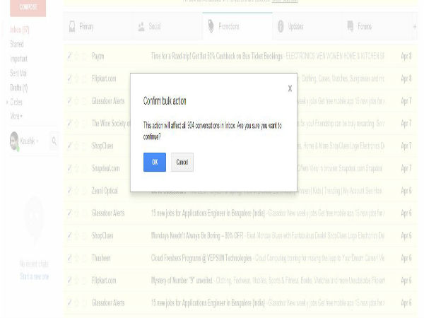 How To Archive Messages In Your Gmail Account In Bulk