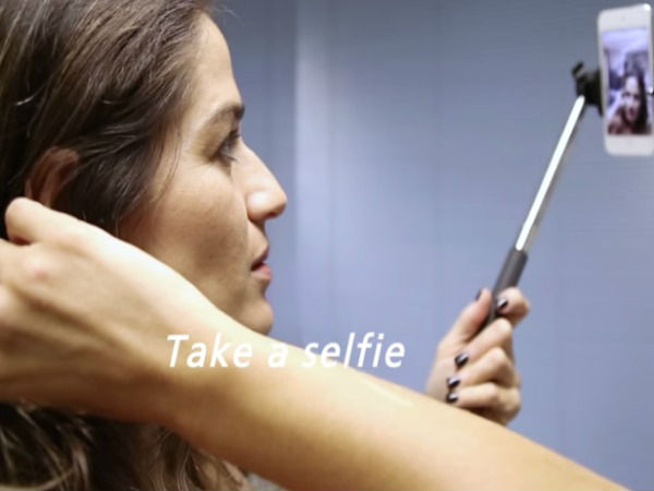 Now, Stroke your Hair to Control your Smartphone!