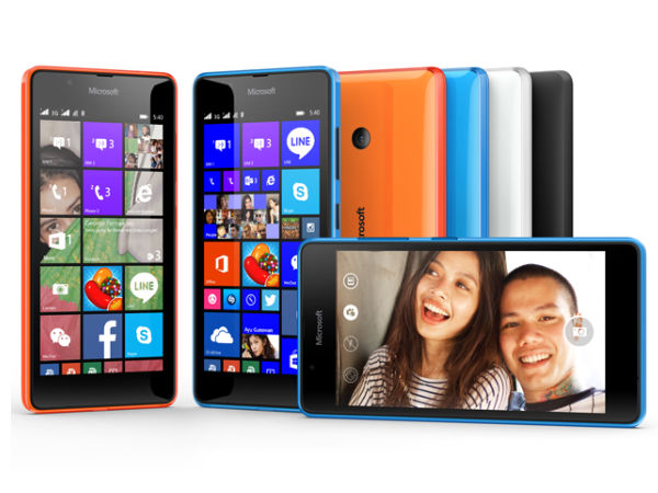 Microsoft Lumia 540 Announced With 5-inch HD Display and 8MP Camera