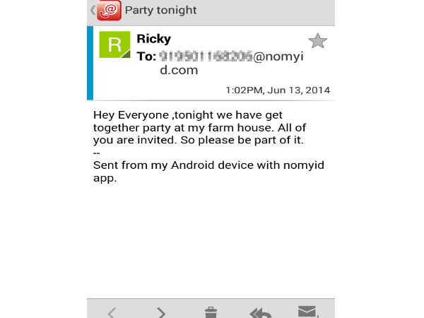 NoMyId: Now Send Emails To Any Mobile Number