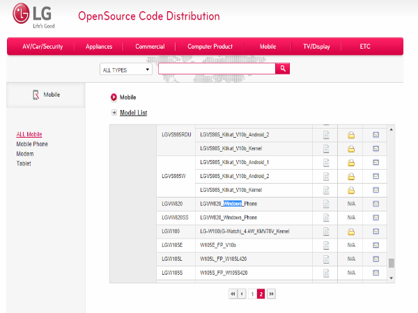 LG's VW820 Might Just Be Company's First Windows Phone