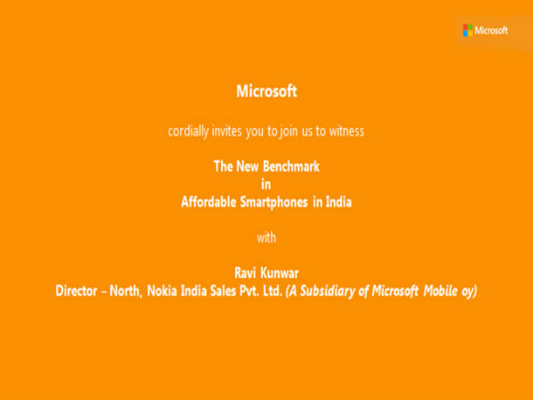 Microsoft is Holding an Event in India on April 30 To Launch Lumia 430 Microsoft is Holding an Event in India on April 30 To Launch Lumia 430