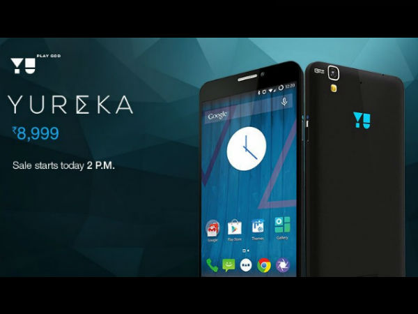 Yu Yureka To Go on Flash Sale at 2PM Today on Amazon India 