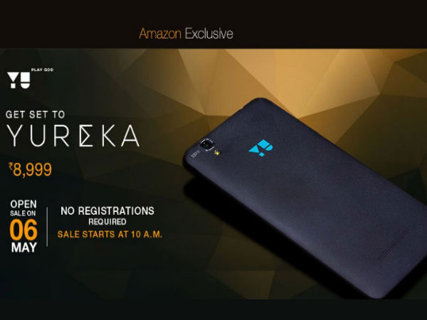 Yu Yureka to Go on Open Sale on May 6 and 7 on Amazon India