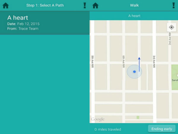 New App Draws Walking Routes for your Loved Ones