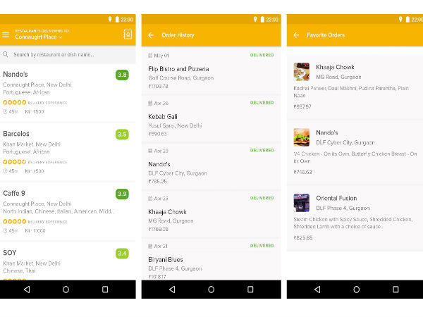 Zomato Launched a Stand-Alone App for Food Ordering Zomato Launched a Stand-Alone App for Food Ordering