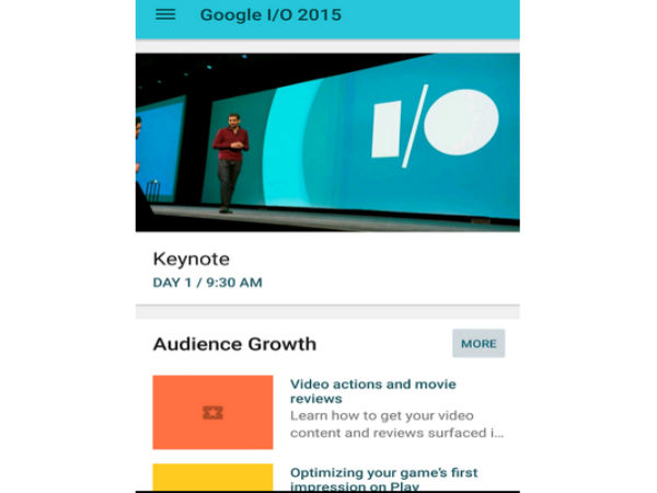 Official Google I/O 2015 App Hits Google Play Store