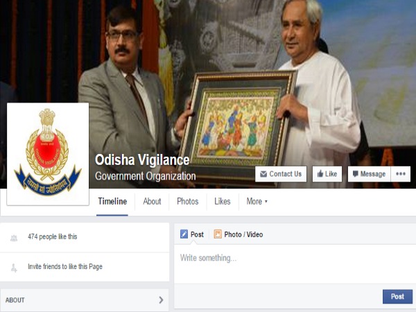 Now complain against corrupt Odisha officials on Facebook