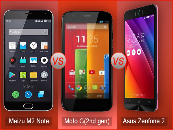 Meizu M2 Note vs Asus Zenfone Selfie vs Moto G2: Budget Smartphone War Meizu M2 Note vs Asus Zenfone Selfie vs Moto G2: Budget Smartphone War