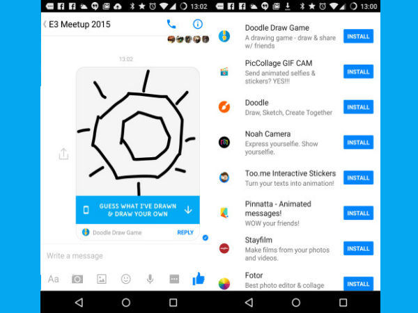 Now, play game on Facebook Messenger