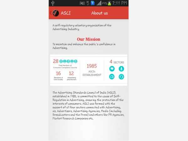 ASCI launches mobile app for complaints against misleading ads