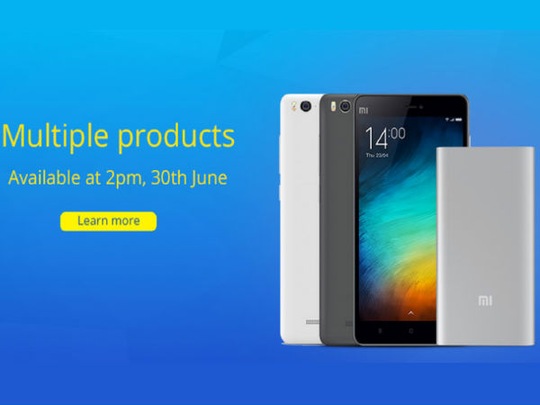 Xiaomi Mi 4i, Mi Power Bank to Go on Flash Sale Today at 2PM