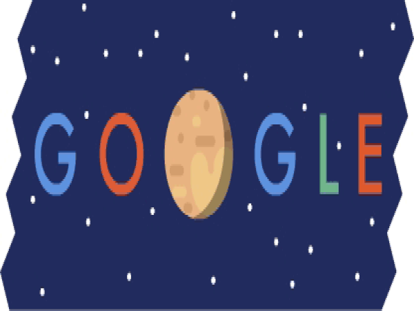 Google doodle celebrates New Horizons' Pluto fly-by