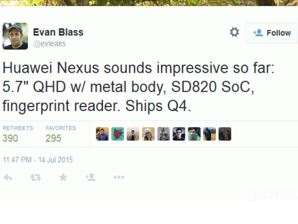 Huawei's upcoming Nexus smartphone to come with Snapdragon 820 inside?