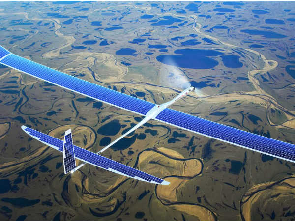 Facebook's solar-powered drone to beam internet from the sky