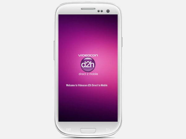 Videocon d2h launches TV application for smartphones Videocon d2h launches TV application for smartphones