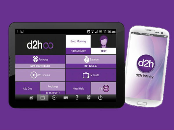 Videocon d2h launches TV application for smartphones Videocon d2h launches TV application for smartphones