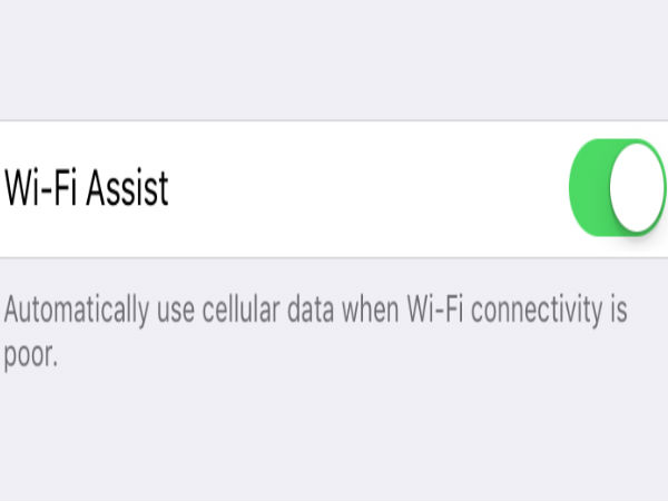 iOS 9 Beta 5 can automatically switch from Wi-Fi to Mobile data