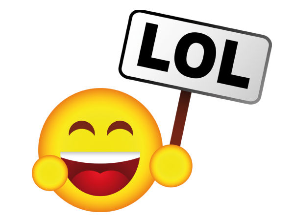 Facebook users love to express happiness by writing 'Ha ha'