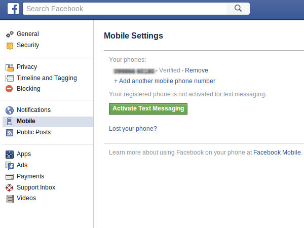 Sharing phone number on Facebook can give access to your personal data