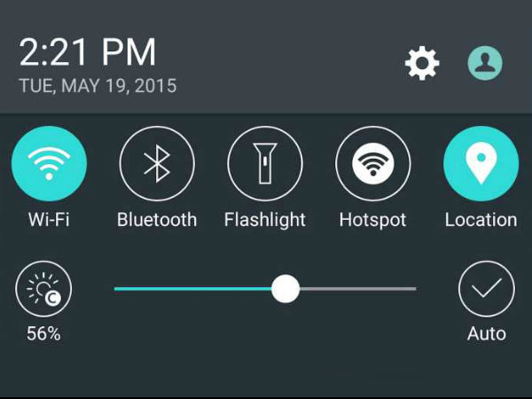 Customizenotification panel