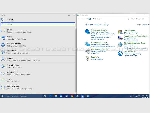 The Worst: Two Settings Menu