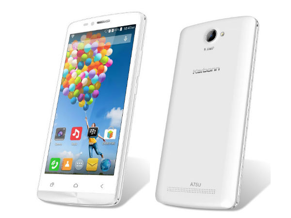 Karbonn Aura 9 with 5-inch Display, Quad-Core CPU Launched at Rs 6,390