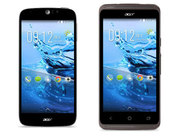 Acer Launches Two New Mid-range LTE Smartphones