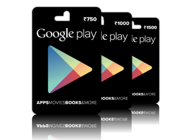 Google Play Cards now available on Snapdeal and retail stores in India