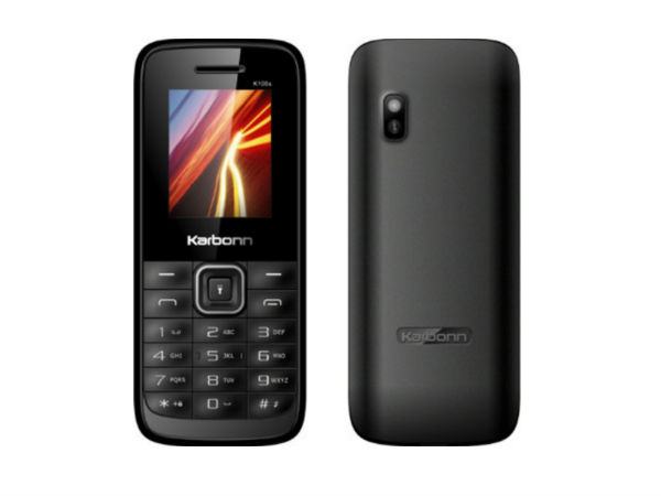 Karbonn K105s (Black + Red) 