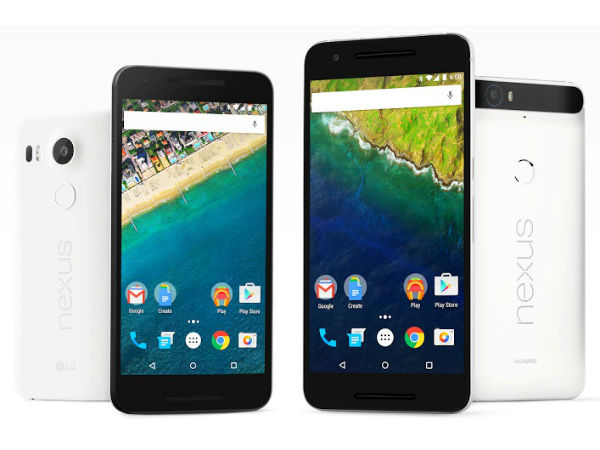 Google Huawei Nexus 6P and LG Nexus 5X
