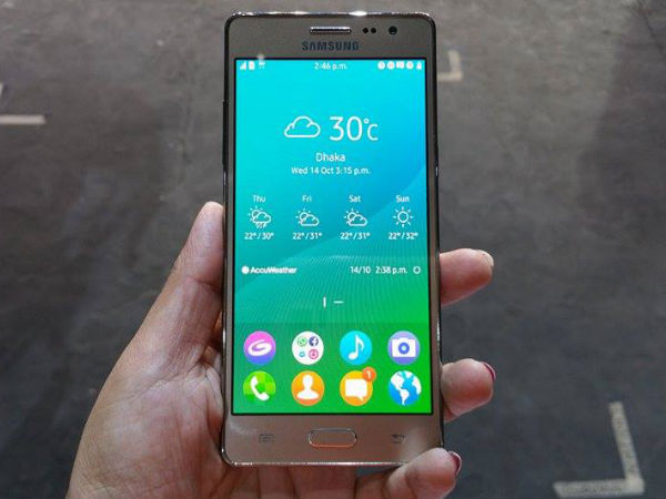 Samsung Launches Tizen Powered Z3 Smartphone at Rs 8,490