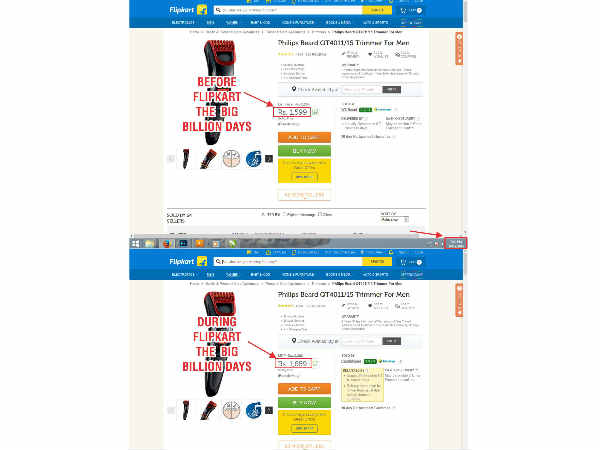 Price more in item page