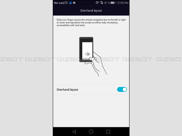Use single-handed operation for comfortable use